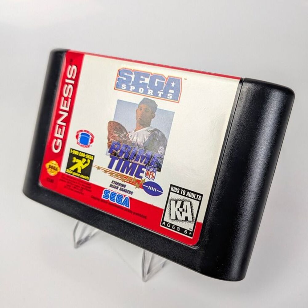 Prime Time NFL Football starring Deion Sanders - Authentic and Tested - Genesis